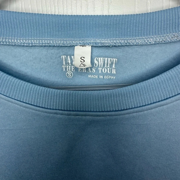 Taylor Swift the eras tour 1989 light blue crewneck sweatshirt size small - Picture 4 of 4